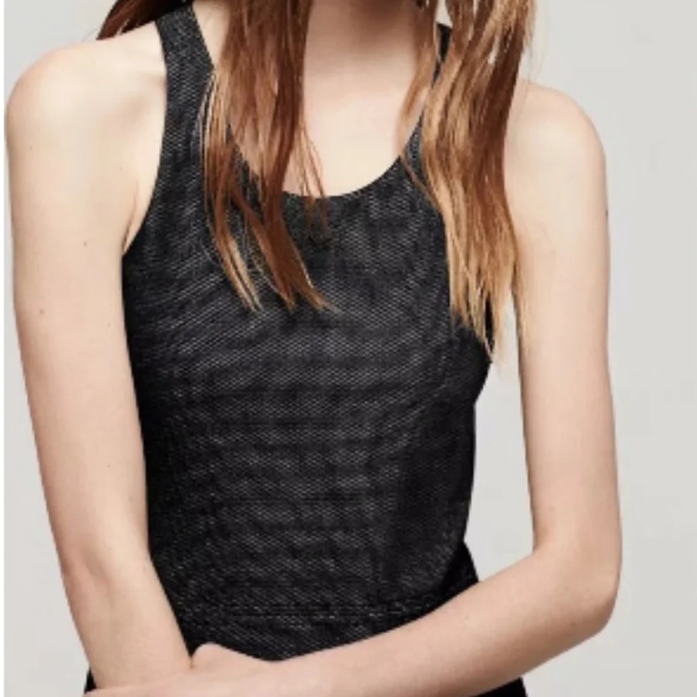 Rag & Bone Sleeveless Denim Mini Dress Size 4 Enigma Drop Waist Fit & Flare - Picture 11 of 12